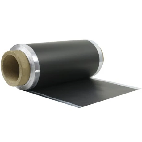 Single-sided carbon-coated aluminum foil for lithium-ion battery cathodes