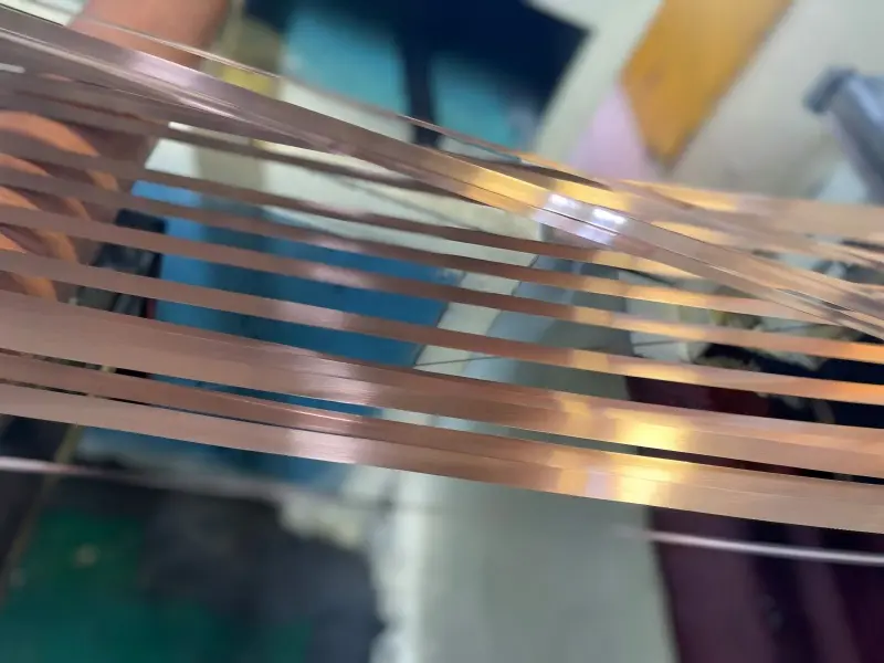 C70250 Copper Nickel Silicon Strip Slitting In Production Line From HSMetal C70250 Copper Nickel Silicon Strip Slitting In Production Line From HSMetal