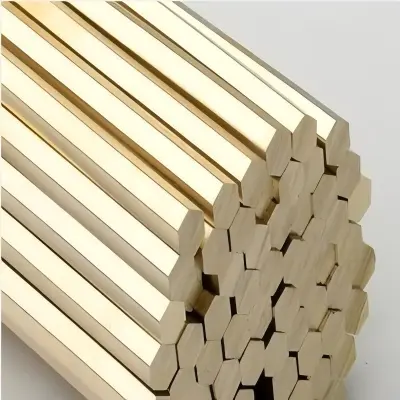 ASTM B16 UNS C36000 free-cutting brass hex bar supplier