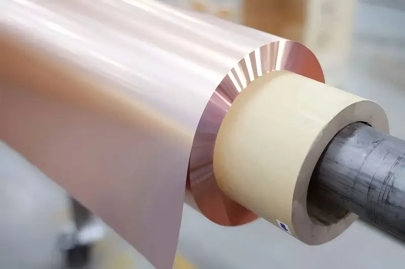 Finished jumbo roll of HVLP Copper Foil UltraLow Profile Copper Foil for HighFrequency Circuits Finished jumbo roll of HVLP Copper Foil UltraLow Profile Copper Foil for HighFrequency Circuits